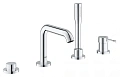 Смеситель на борт ванны GROHE Essence+ (19578001) на 4 отверстия, хром Смеситель на борт ванны GROHE Essence+ (19578001) на 4 отверстия, хром