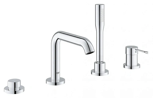 Смеситель на борт ванны GROHE Essence+ (19578001) на 4 отверстия, хром Смеситель на борт ванны GROHE Essence+ (19578001) на 4 отверстия, хром