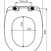 Крышка-сиденье IDDIS 126 (ID 126 Dp Sc) soft close дюропласт Крышка-сиденье IDDIS 126 (ID 126 Dp Sc) soft close дюропласт