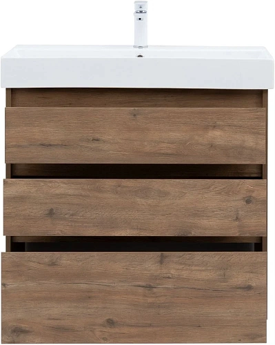 Тумба под раковину Aquanet Nova Lite 85 дуб рустикальный (3 ящика) 00302477 Тумба под раковину Aquanet Nova Lite 85 дуб рустикальный (3 ящика) 00302477