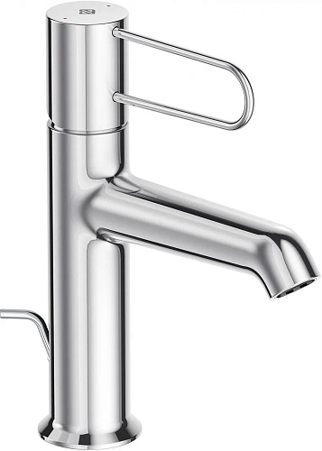 Смеситель для раковины Jacob Delafon Odeon Rive Gauche E21028-CP-CP с донным клапаном Смеситель для раковины Jacob Delafon Odeon Rive Gauche E21028-CP-CP с донным клапаном