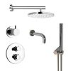 Душевая система Paini Cox 78CRSET36911THSHBATH с термостатом, хром