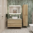 Тумба со столешницей и раковиной BelBagno KRAFT 80 kraft80rnn-kepmco-1306-set подвесная KRAFT80RNN-KEPMCO-1306-SET Тумба со столешницей и раковиной BelBagno KRAFT 80 kraft80rnn-kepmco-1306-set подвесная KRAFT80RNN-KEPMCO-1306-SET