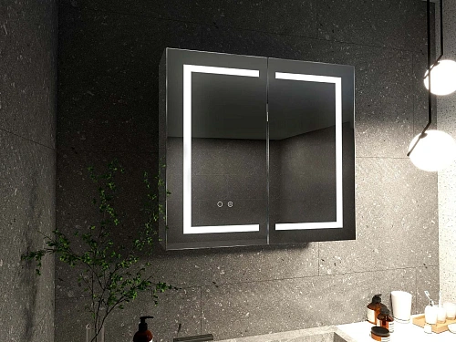 Зеркальный шкаф Aquatek AQ7104-MLC с подсветкой, сенсорное, 1000x700x133 Зеркальный шкаф Aquatek AQ7104-MLC с подсветкой, сенсорное, 1000x700x133