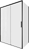 Картинка анонса товара «душевой уголок aquanet pleasure evo 140x90 ae65-140x90-bt профиль черный, прозрачное стекло»