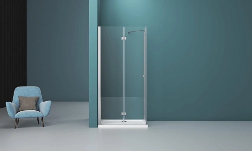 Душевой уголок BelBagno ALBANO-ASH-1-100/90-C-Cr 100x90 см, профиль хром, стекло прозрачное Душевой уголок BelBagno ALBANO-ASH-1-100/90-C-Cr 100x90 см, профиль хром, стекло прозрачное