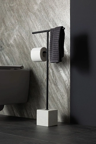 Держатель туалетной бумаги Allen Brau Priority 6.31FT1-31 черный матовый Держатель туалетной бумаги Allen Brau Priority 6.31FT1-31 черный матовый