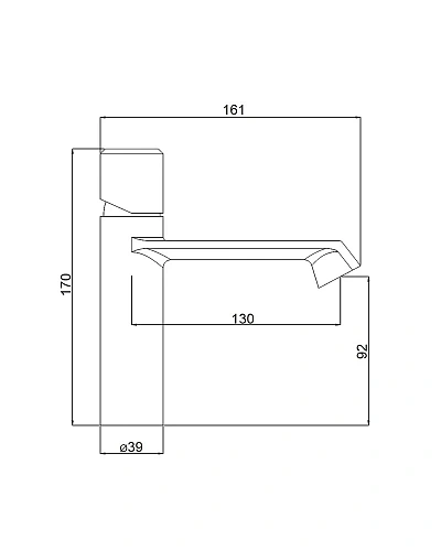 Смеситель для раковины Orange SOLE M03-021cr с декором Смеситель для раковины Orange SOLE M03-021cr с декором