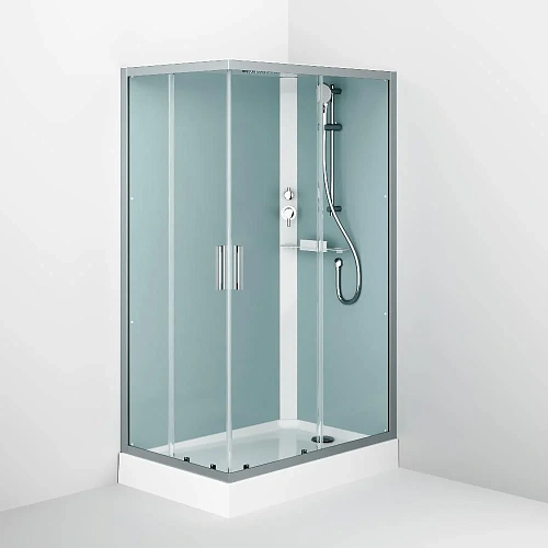 Душевая кабина AM.PM Gem W90C-404-12090MT 120x90, прямоугольная, профиль хром матовый, стекло прозрачное Душевая кабина AM.PM Gem W90C-404-12090MT 120x90, прямоугольная, профиль хром матовый, стекло прозрачное