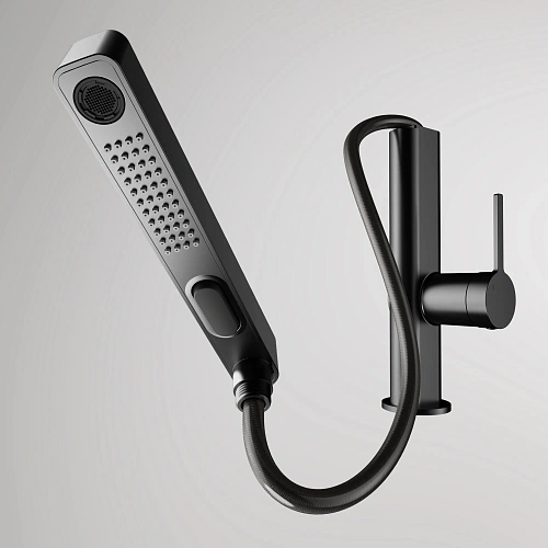 Смеситель для кухни Vincea VKF-22GM, вороненая сталь Смеситель для кухни Vincea VKF-22GM, вороненая сталь