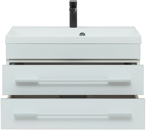 Тумба под раковину Aquanet Верона 75 белый (подвесная 2 ящика) 00176669 Тумба под раковину Aquanet Верона 75 белый (подвесная 2 ящика) 00176669