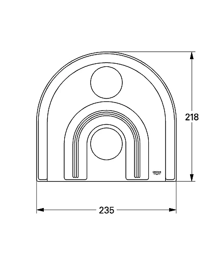 Розетка GROHE 47463IP0 Розетка GROHE 47463IP0