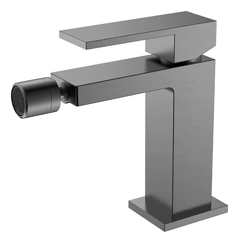 Смеситель для биде Boheme Qubic Matt Gun Metal 476-GM Смеситель для биде Boheme Qubic Matt Gun Metal 476-GM