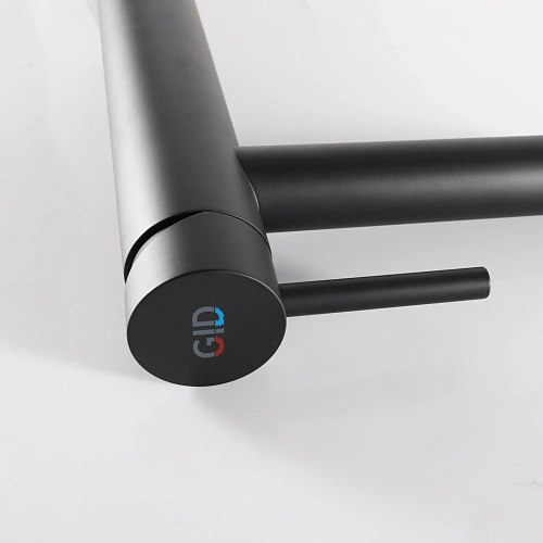 Смеситель для раковины Gid Berlin SS080-BM-D SS080BMD черный матовый Смеситель для раковины Gid Berlin SS080-BM-D SS080BMD черный матовый