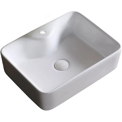 Раковина Ceruttispa CR7051 480х370х130 накладная, белая, прямоугольная Раковина Ceruttispa CR7051 480х370х130 накладная, белая, прямоугольная