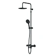 Душевая система AM.PM X-Joy F0785A522 с термостатом, верхний душ 220мм, черный Душевая система AM.PM X-Joy F0785A522 с термостатом, верхний душ 220мм, черный