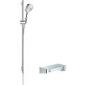 Душевой гарнитур Hansgrohe ShowerTablet Select 300/Raindance Select E 120 3jet/Combi 27027400, белый Душевой гарнитур Hansgrohe ShowerTablet Select 300/Raindance Select E 120 3jet/Combi 27027400, белый