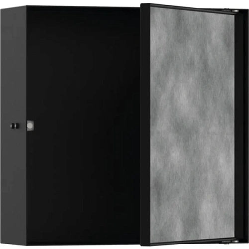 Настенный короб Hansgrohe XtraStoris Rock 30х30х10 см с дверью для облицовки плиткой 56085670, матов Настенный короб Hansgrohe XtraStoris Rock 30х30х10 см с дверью для облицовки плиткой 56085670, матов