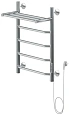 Полотенцесушитель электрический Aquanet Fiona 60х40 Тэн справа, с полкой 00281997 Полотенцесушитель электрический Aquanet Fiona 60х40 Тэн справа, с полкой 00281997