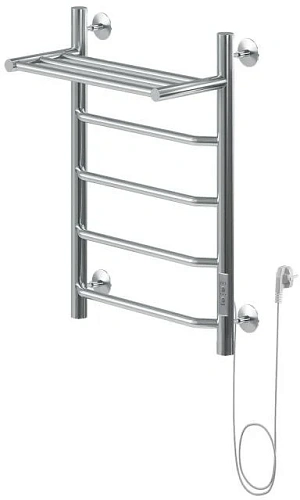 Полотенцесушитель электрический Aquanet Fiona 60х40 Тэн справа, с полкой 00281997 Полотенцесушитель электрический Aquanet Fiona 60х40 Тэн справа, с полкой 00281997