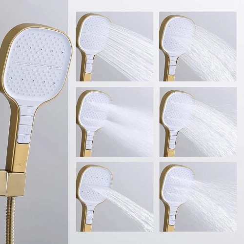 Душевая система Raglo R51.24.03, золотой сатин Душевая система Raglo R51.24.03, золотой сатин