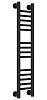 Полотенцесушитель водяной Сунержа Богема+ прямая 800х150 31-0220-8015 Матовый черный