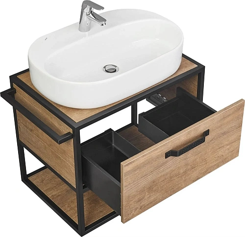 Тумба под раковину Aquaton Лофт Фабрик 65 дуб кантри 1A242301LTDY0 Тумба под раковину Aquaton Лофт Фабрик 65 дуб кантри 1A242301LTDY0