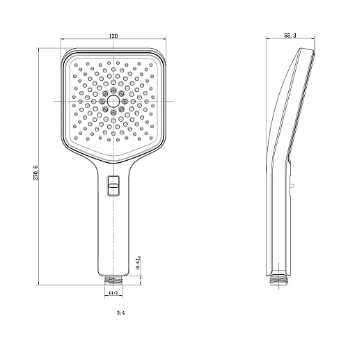Душевая система Vincea VSFW-433TI4CH встраиваемый, термостатический, трехрежимный, хром Душевая система Vincea VSFW-433TI4CH встраиваемый, термостатический, трехрежимный, хром