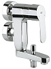Картинка анонса товара «смеситель для ванны grohe eurostyle c, хром (23301000) вертикальный»