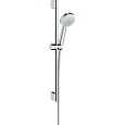 Душевой гарнитур Hansgrohe Crometta 100 Vario EcoSmart 26654400, белый/хром Душевой гарнитур Hansgrohe Crometta 100 Vario EcoSmart 26654400, белый/хром
