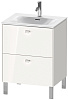 Картинка анонса товара «тумба под раковину duravit brioso br451002222 напольная 62 см белая»