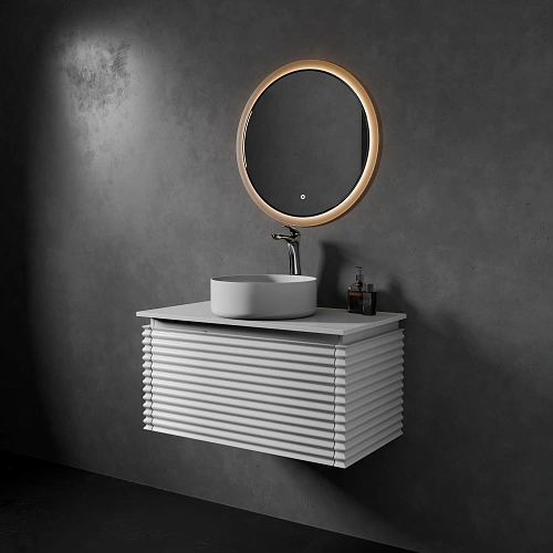 Комплект мебели ArtDecco Jacqueline 80 AJC08W34S3MF белый Комплект мебели ArtDecco Jacqueline 80 AJC08W34S3MF белый