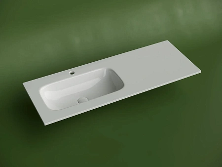 Раковина Ceramica Nova Grace CN7020 мебельная 1210x457x137 с чашей слева и отверстием под смеситель белый Раковина Ceramica Nova Grace CN7020 мебельная 1210x457x137 с чашей слева и отверстием под смеситель белый