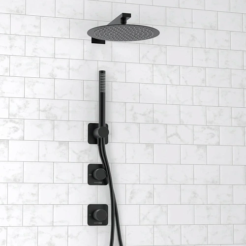 Душевая система WasserKRAFT A5251.299.219.258.302.242.217 встраиваемая черный Душевая система WasserKRAFT A5251.299.219.258.302.242.217 встраиваемая черный