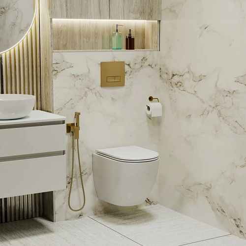 Клавиша смыва GROSSMAN Classic 800.T1.04.310.310 золото матовое Клавиша смыва GROSSMAN Classic 800.T1.04.310.310 золото матовое