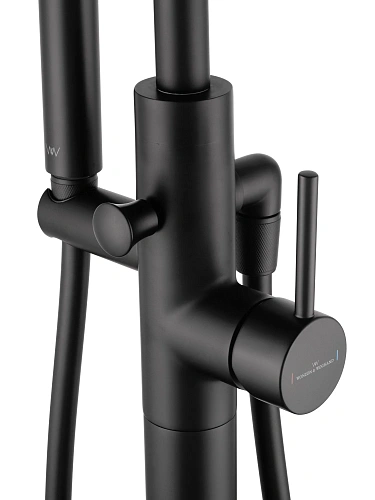 Смеситель для ванны Wonzon & Woghand STICK напольный, черный матовый (WW-88649017-MB) Смеситель для ванны Wonzon & Woghand STICK напольный, черный матовый (WW-88649017-MB)