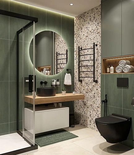 Комплект мебели STWORKI Ольборг 120 столешница дуб французский, без отверстий, с тумбой 80 483364 Комплект мебели STWORKI Ольборг 120 столешница дуб французский, без отверстий, с тумбой 80 483364