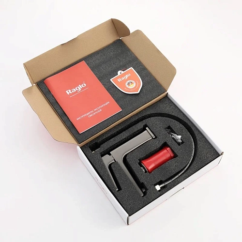 Смеситель для раковины Raglo R51.10.09, графит Смеситель для раковины Raglo R51.10.09, графит