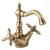 Смеситель для раковины Cezares Atlantis Nostalgia (ATLANTIS-NOSTALGIA-LS2-02) бронза