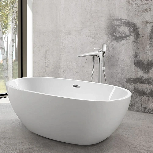 Смеситель для ванны Vincea VTF-102CH напольный хром Смеситель для ванны Vincea VTF-102CH напольный хром