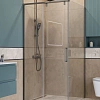Душевой уголок BelBagno SOFT_CLOSE-1-A-1-100-C-GM 100x100 см, профиль оружейная сталь, стекло прозрачное Душевой уголок BelBagno SOFT_CLOSE-1-A-1-100-C-GM 100x100 см, профиль оружейная сталь, стекло прозрачное
