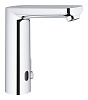 Картинка анонса товара «смеситель для раковины grohe eurosmart cosmopolitan e, 230v, l-размер, хром (36421000) инфракрасный»