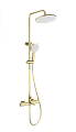 Душевая система Wonzon & Woghand с термостатом, брашированное золото (WW-C3011-A-BG) Душевая система Wonzon & Woghand с термостатом, брашированное золото (WW-C3011-A-BG)