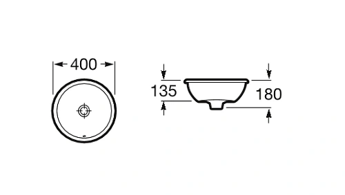 Раковина Roca Foro 40 327872000 Раковина Roca Foro 40 327872000