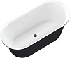 Картинка анонса товара «ванна отдельностоящая aquanet smart 170x78 88778 gloss finish акриловая, черный глянец 88778-gb»