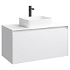 Корпус тумбы под раковину подвесной, 100 см без фасадов AQWELLA Mobi MOB0110W цвет белый Корпус тумбы под раковину подвесной, 100 см без фасадов AQWELLA Mobi MOB0110W цвет белый