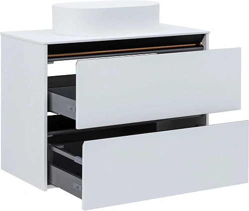 Тумба под раковину Allen Brau Activity 90 1.34005.WM белый матовый/черный брашированный Тумба под раковину Allen Brau Activity 90 1.34005.WM белый матовый/черный брашированный