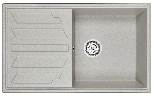 Кухонная мойка Granula 8601, БАЗАЛЬТ, кварц 860х500 Кухонная мойка Granula 8601, БАЗАЛЬТ, кварц 860х500