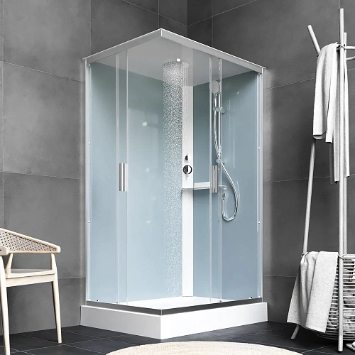 Душевая кабина AM.PM Gem W90C-404-12080MT 120x80, прямоугольная, профиль хром матовый, стекло прозрачное Душевая кабина AM.PM Gem W90C-404-12080MT 120x80, прямоугольная, профиль хром матовый, стекло прозрачное