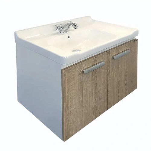 Тумба с раковиной Comforty Рига 70 00004142215 дуб сонома раковина Comforty 9335-70 Тумба с раковиной Comforty Рига 70 00004142215 дуб сонома раковина Comforty 9335-70